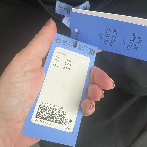 Mugler X H&M Jersey Cut-Out Shirt (Mens) NWT XXL - Picture 2 of 11